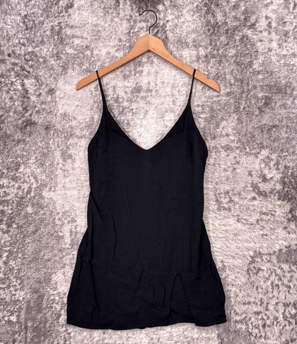 Reformation Marlowe Mini Dress Small Womens Solid Black